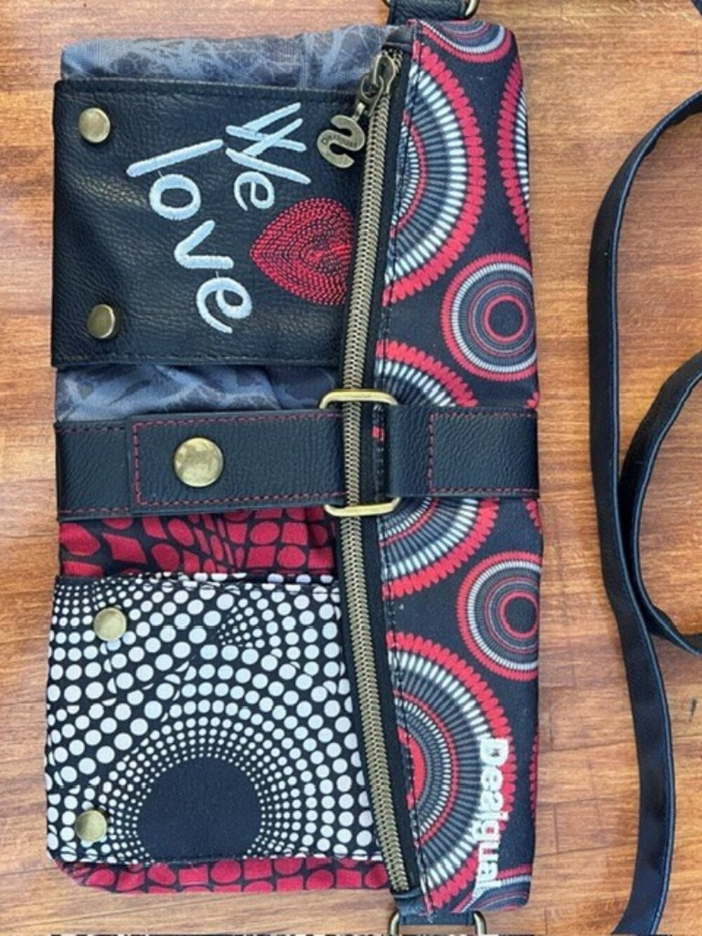 Desigual We Heart Love Crossbody